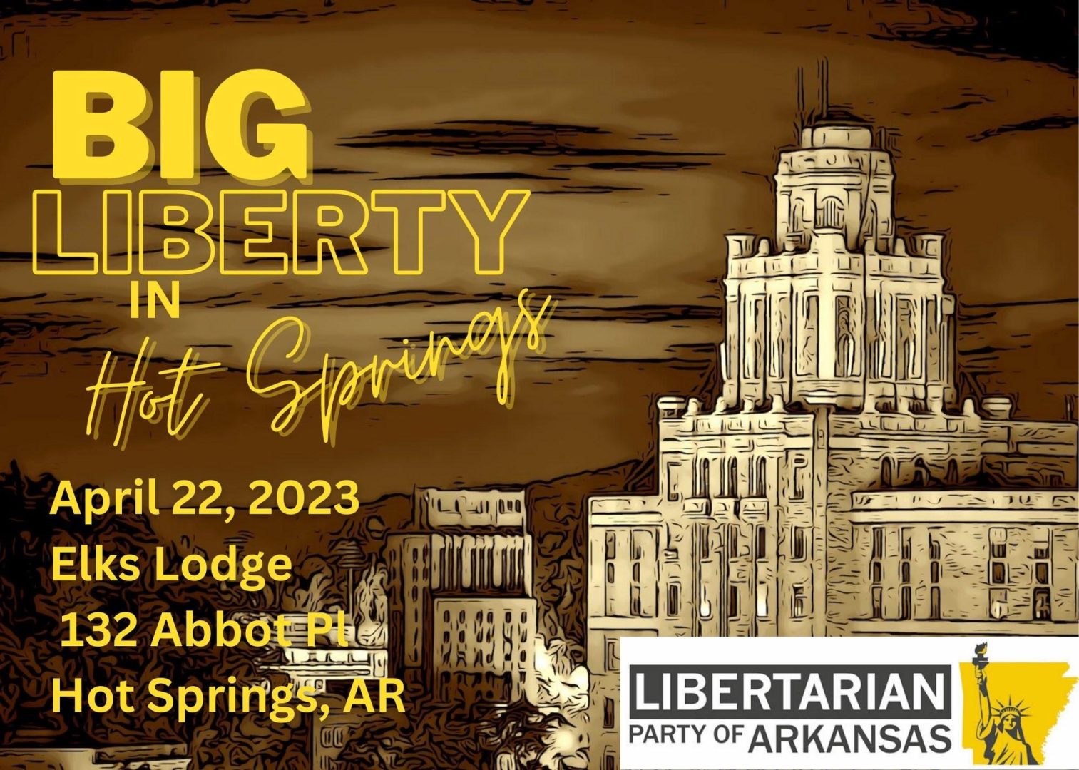 2023 Convention Logo Libertarian Party of Arkansas