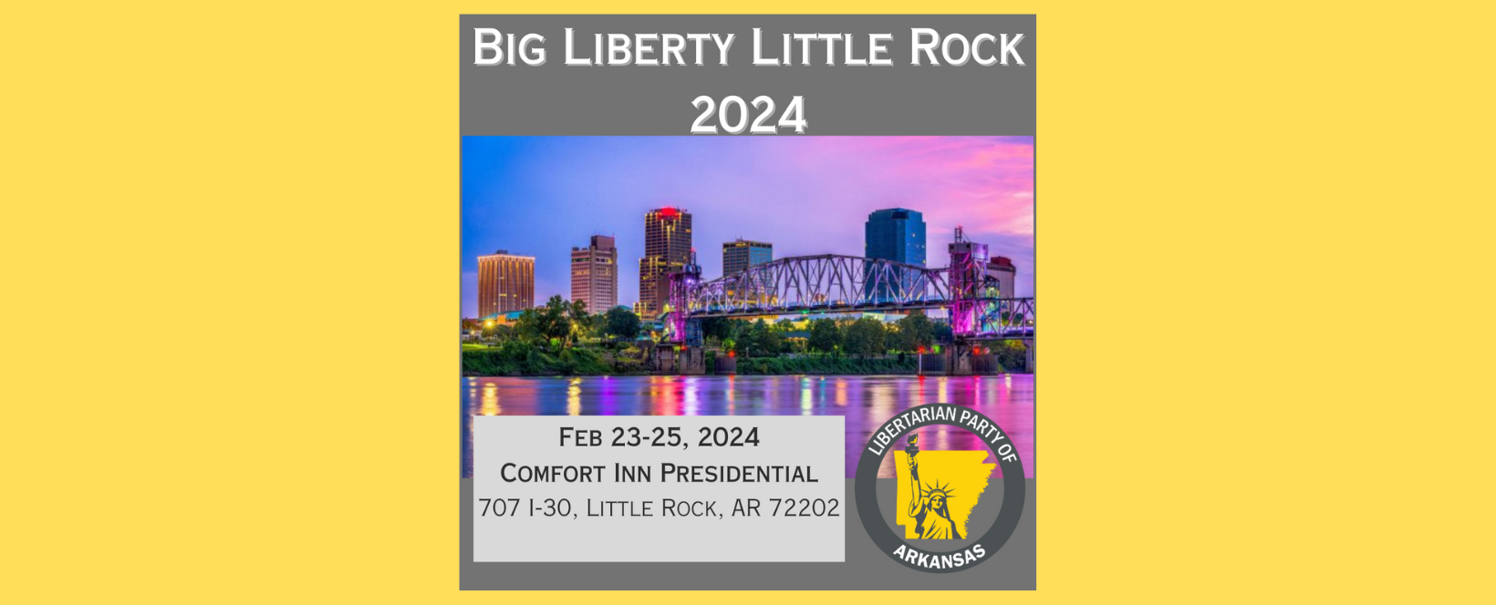 LPAR Annual Convention February 2325, 2024 Libertarian Party of